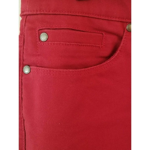 Chistopher & Banks Jeans Modern Fit Color Red Maroon Women's Size 8 (30W) - Picture 5 of 5